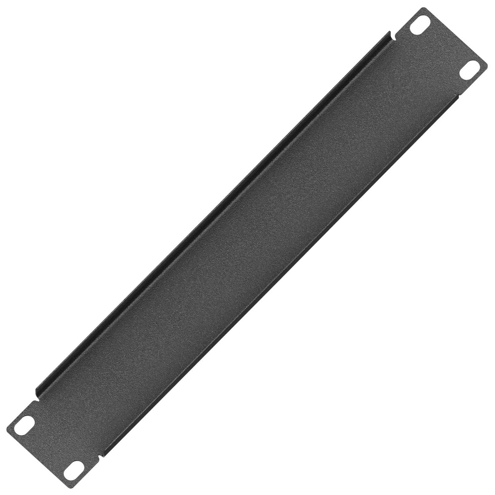 HB-DIGITAL hb-digital Pannello rack 10 pollici 1U per armadi server Armadi di rete Acciaio nero Piastra cieca - Accessori server rack - Robusta lamiera d'acciaio Facile da montare Resistente e antipol