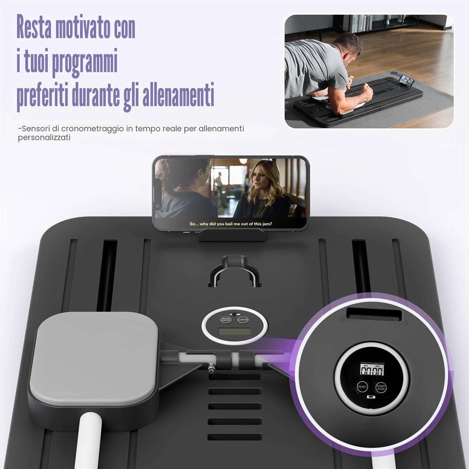 Lhanel - Set di riformatori per pilates e pilates pieghevoli, attrezzatura compatta per la palestra e la casa