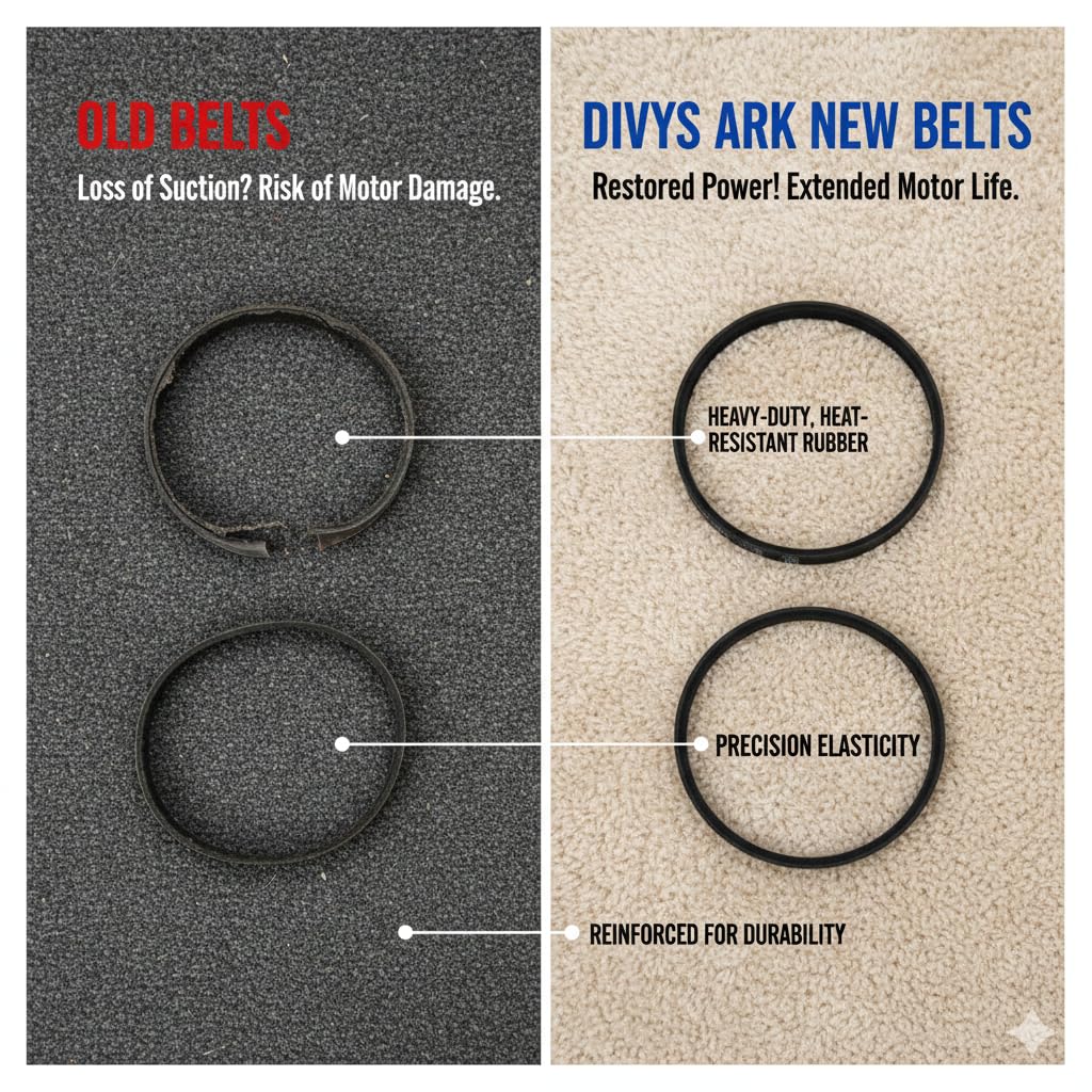Replacement of Hoover Upright Vacuum Belts 2 Pk #38528040 X 2