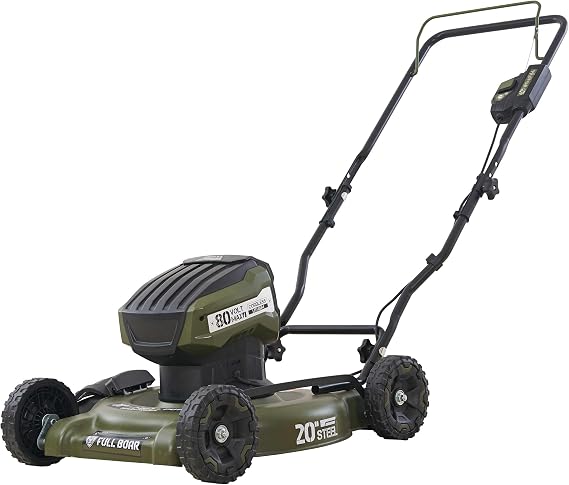 80V Brushless 20 in. Cordless Battery Walk Behind Push Lawn Mower, 2.5 Ah Battery and 1 Charger Included