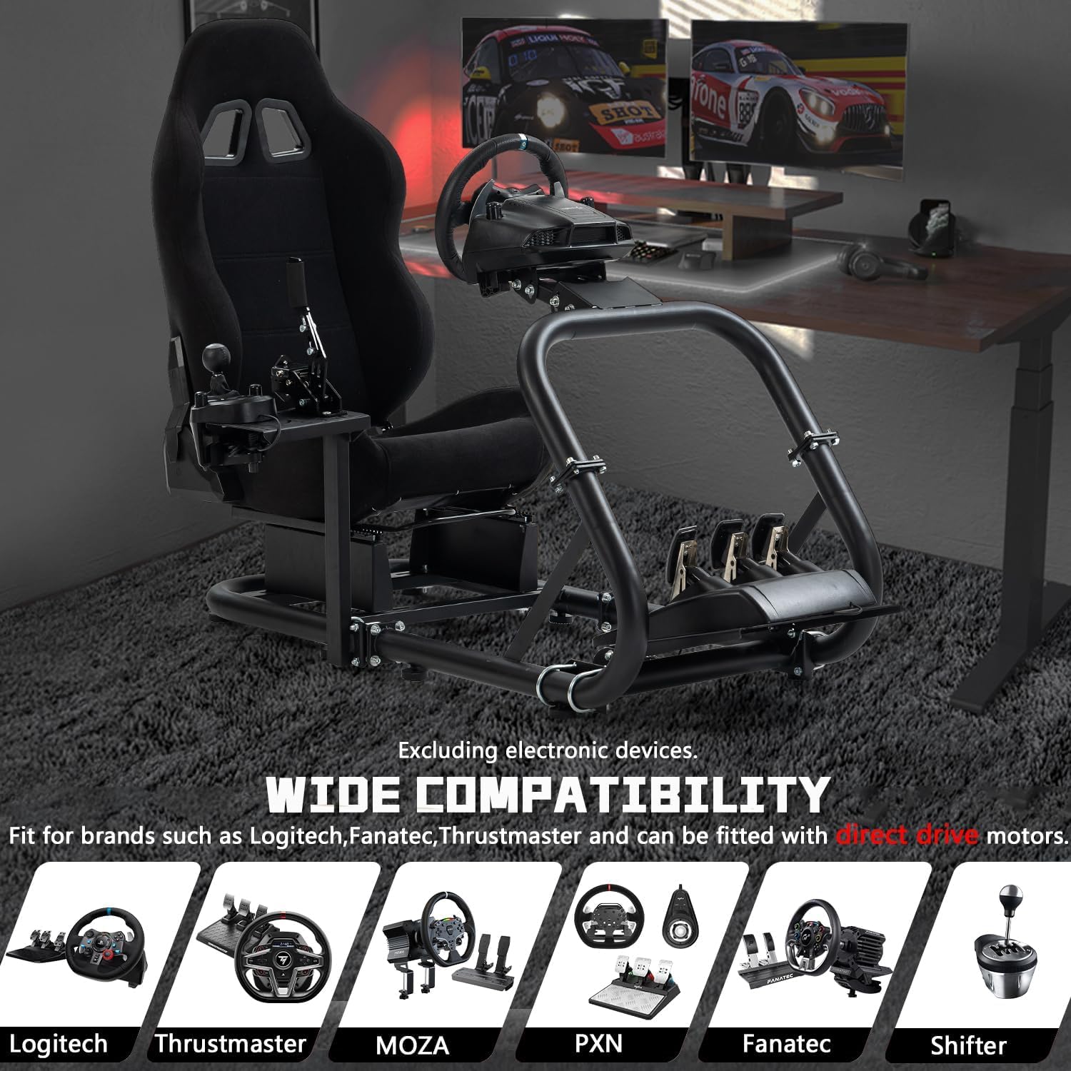 Steering Wheel Stand Gt Omega Australia PRIME Cockpit Aluminium