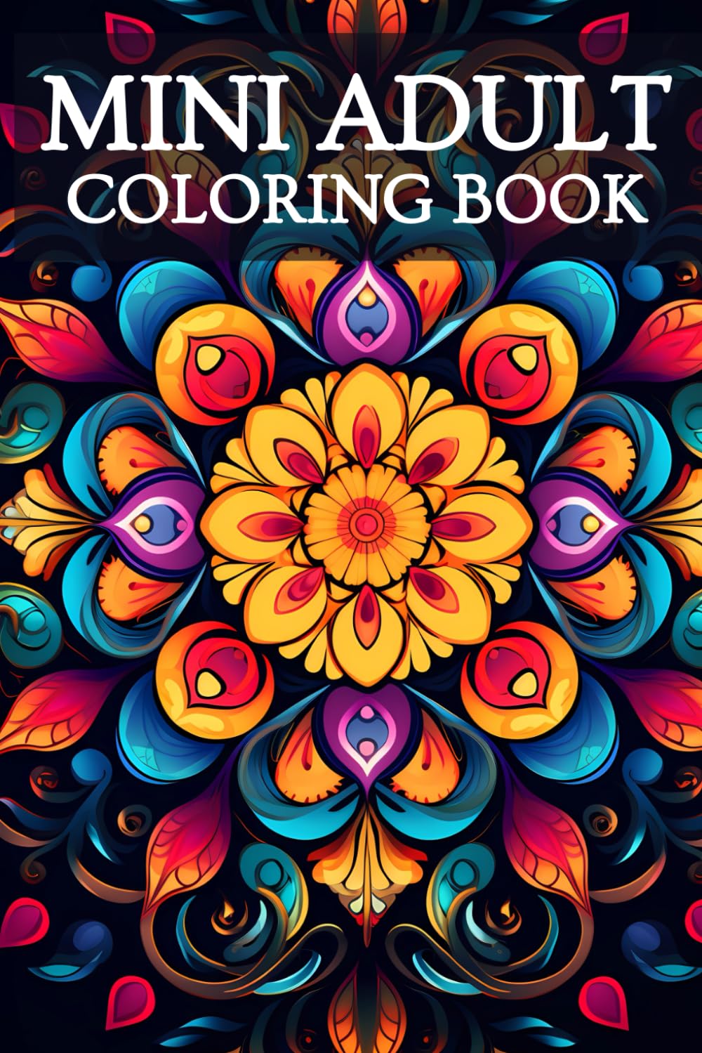 Amazon.com: Mini Adult Coloring Book: Pocket Size Mini Mandala Coloring Book for Adults ...