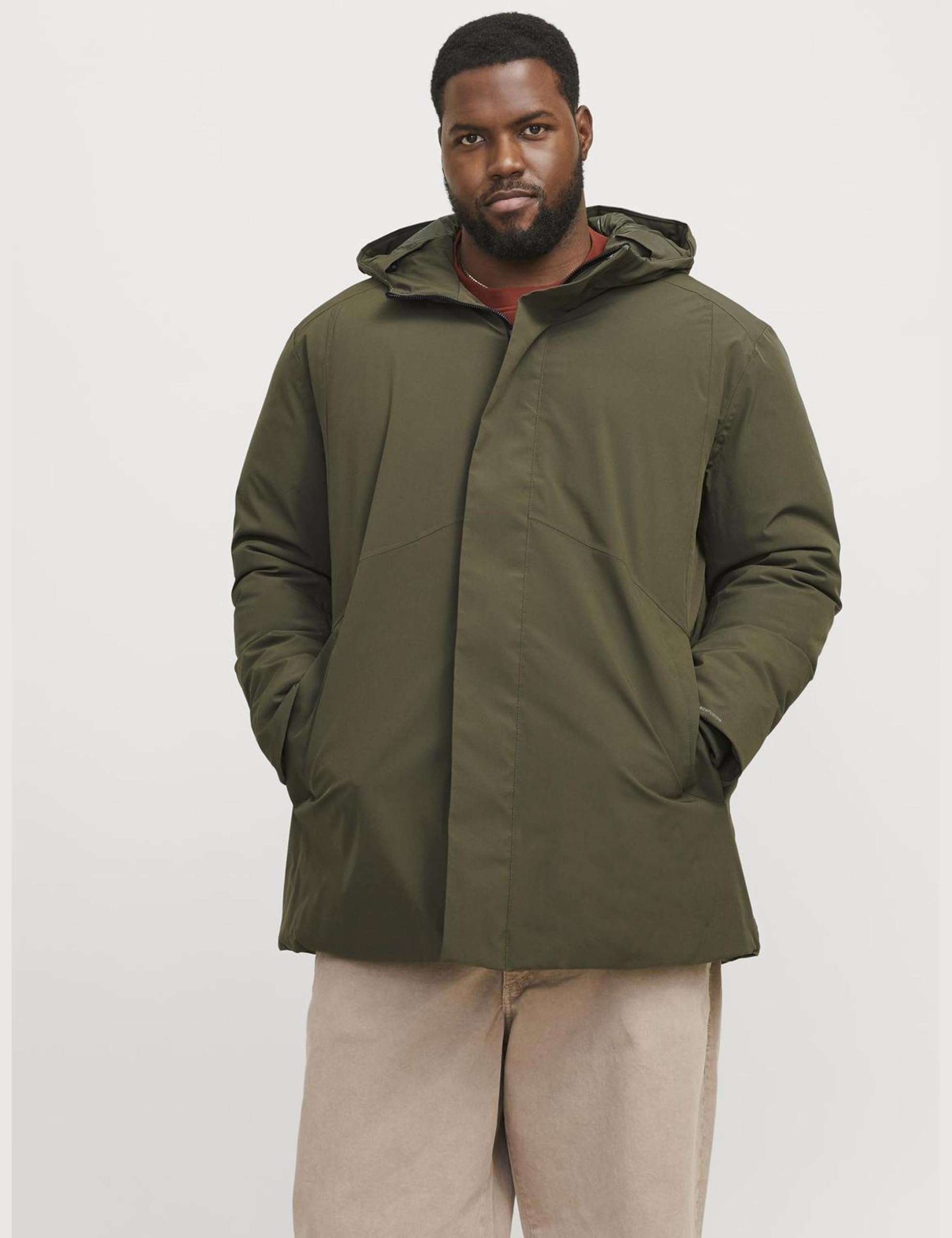 JACK&JONES PLUS Herren Jjekeen Pls Parka, Grape Leaf, 3XL