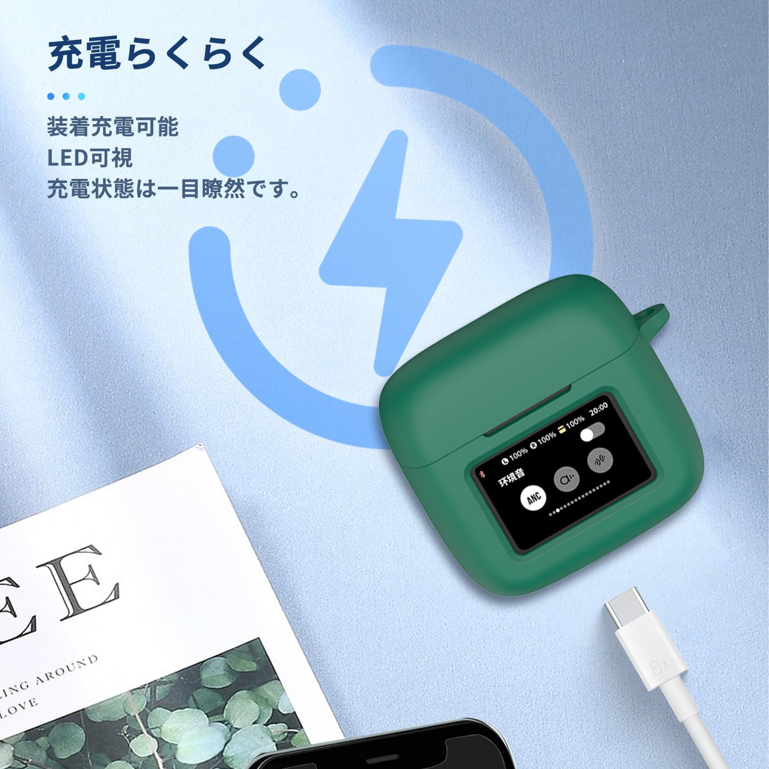 Amazon | For JBL TOUR PRO 3 用 ケース カバー + 2枚フィルム