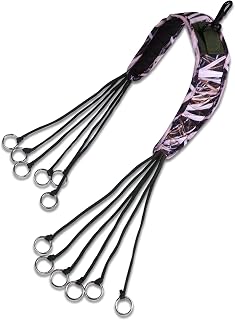 Duck Carrier Bird Lanyard,12 Drops Duck Game Strap Goose Hanger, Slip Ring Waterfowl Tote Squirrel Hunting Gear Accessories for Men Hunting Enthusiasts, Comfortable Duck Holder Strap - Panumly