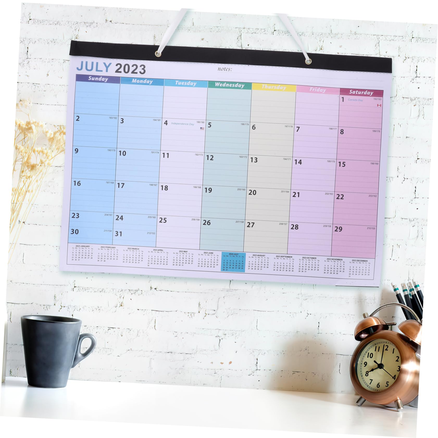 VILLCASE 3stücke Monatlicher Wandkalender Hochwertigem Dickem Papier Für Büro Und Zuhause Europäischer Stil Monate Dekorativ Und Praktisch Planungsunterstützung