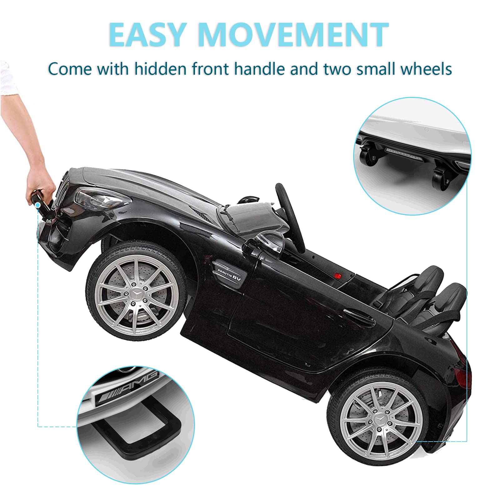 子供用電動自動車 AIJYU TOYS 大型 2人乗り 電動乗用ラジコン 電動乗用カー