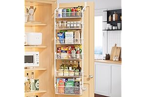 Delamu Over-the-Door Pantry Organizer: Extended Storage for Your Coat Closet