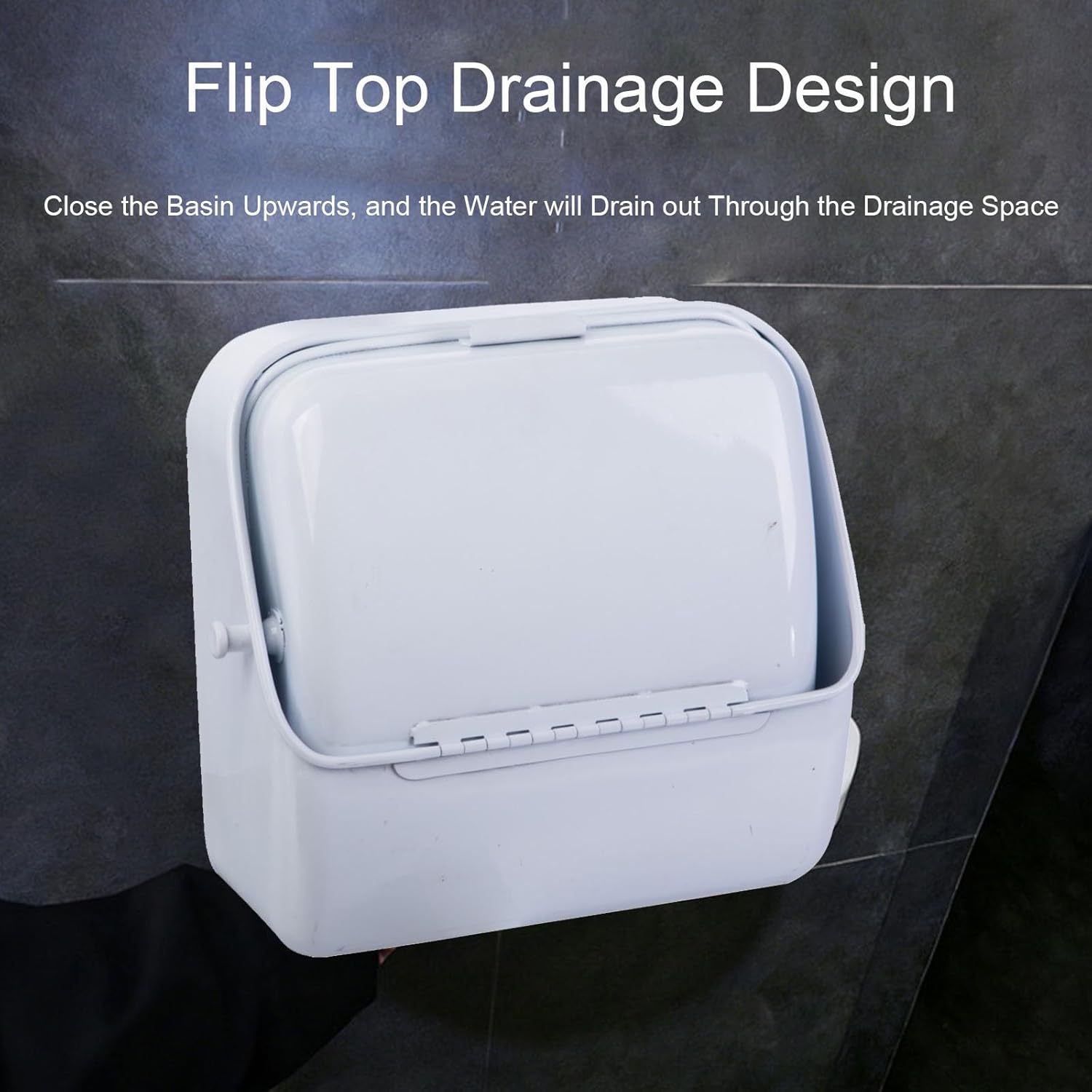 Wall Mounted RV Sink, Stainless Steel Camper Sink, Rotary Hot and Cold Faucet, Soap Dish Small Outdoor RV Kitchen Trailer Camper Sink 14.5x7x15in