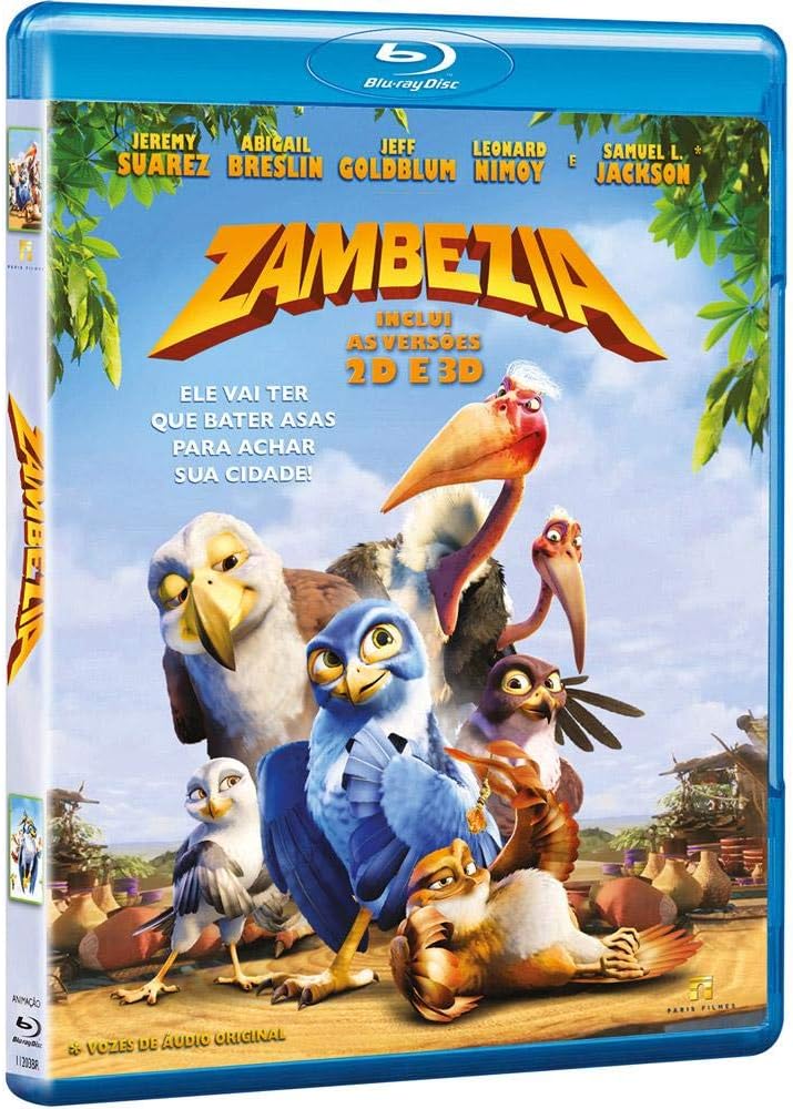 Blu-ray + Blu-ray 3D Zambezia [ Brazilian Edition ] [ Subtitles English + Portuguese ] Region ALL