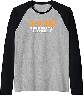 Tax Return You Mean Motorcycle Parts Stimulus Package Raglan Baseball Tee