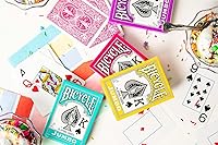 Vista 3 de Bicycle Paquete de juegos - Nertz, Pokeno, Color Addict - 3 juegos de cartas familiares de ritmo rápido para niños y adultos