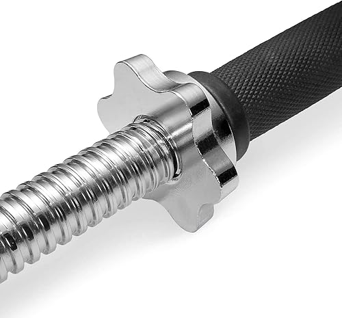 Miniatura 4 de A2ZCARE - Mancuernas con roscamancuernas ajustables  Se ajustan a placas de 1 de peso estándar  Accesorios de levantamiento de pesas  Se venden por