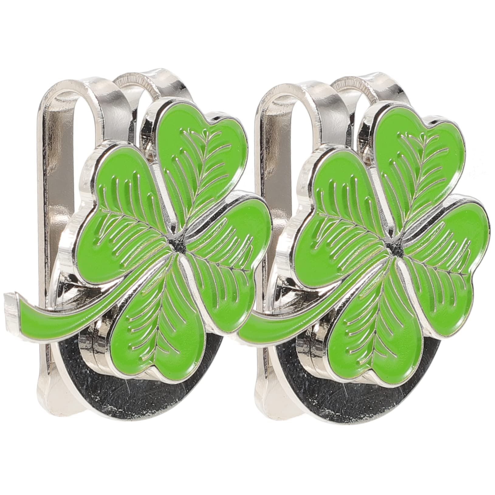 BESPORTBLE 4 Stück Golf-Hut-Clip Metallische Markierungsstifte Herren-Golf-Vexil-Hüte Für Männer Golf-Marker Hut-Clip Golfer-Geschenk Metall-Golf-Hut-Clip Golf-Hut-Clips Hut-Marker