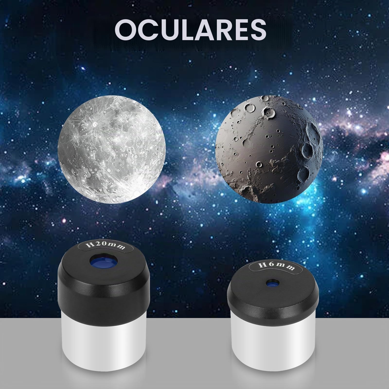 Telescopio de viaje refractor, 50 mm, apertura 360 mm, focal length para principiantes en astronomía, con trípode de mesa y bolsa de transporte
