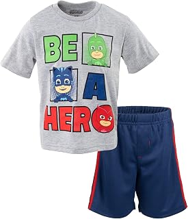 Gekko Owlette Catboy T-Shirt and Mesh Shorts Outfit Set Toddler to Little Kid