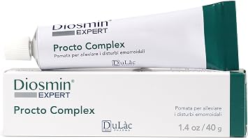 DuL c, Diosmin Expert Omniven Procto, Cream for microcirculation and hemorrhoidal Plexus, with Diosmin, Horse Chestnut, Centella Asiatica and Shea Butter, Made in Italy, 40 g