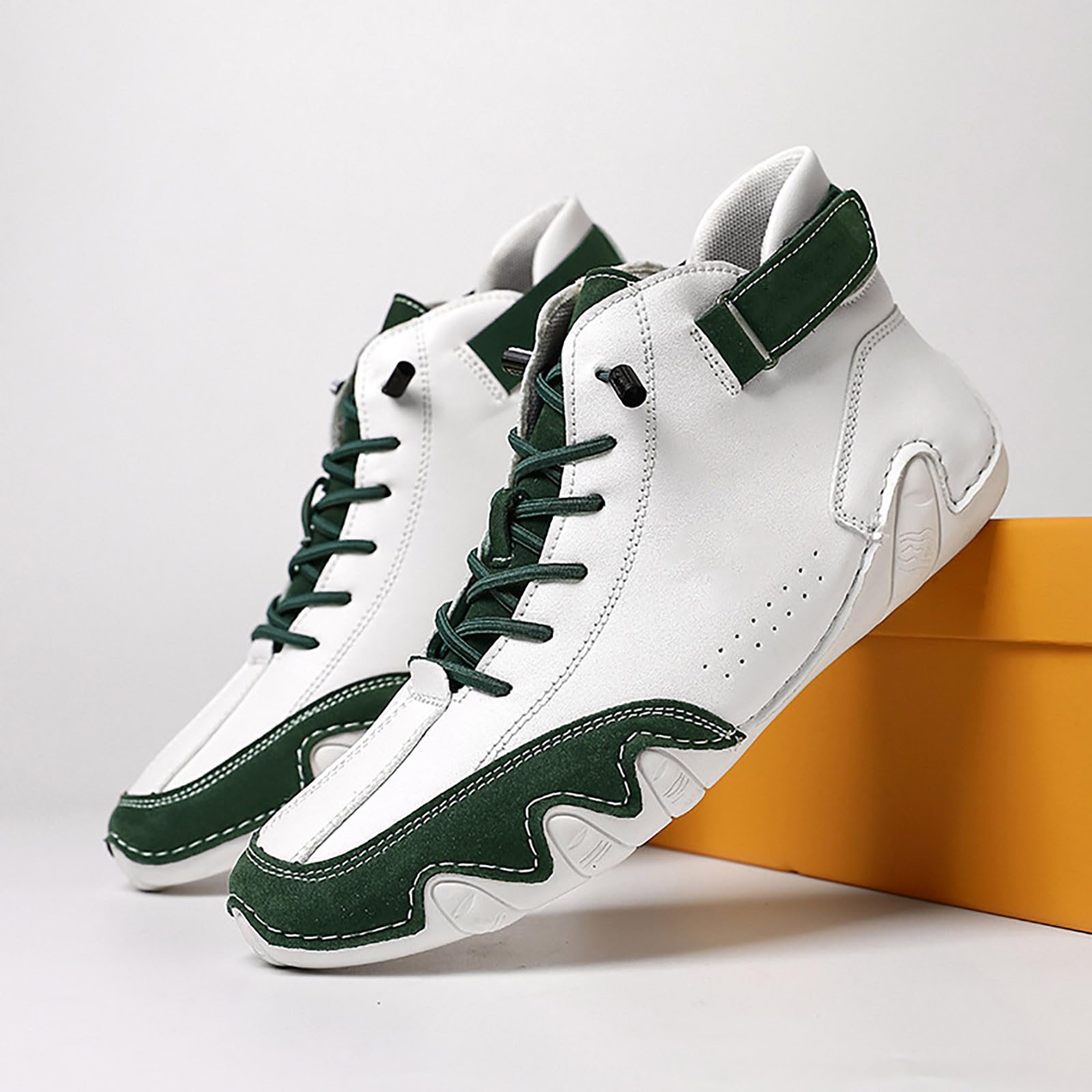 Zapatillas de entrenamiento para hombre, color bloque, talla grande