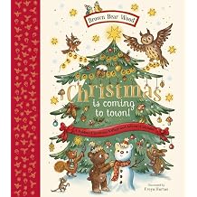 Christmas Is Coming to Town! A Foldout Christmas Village and Advent Calendar Brown Bear Wood