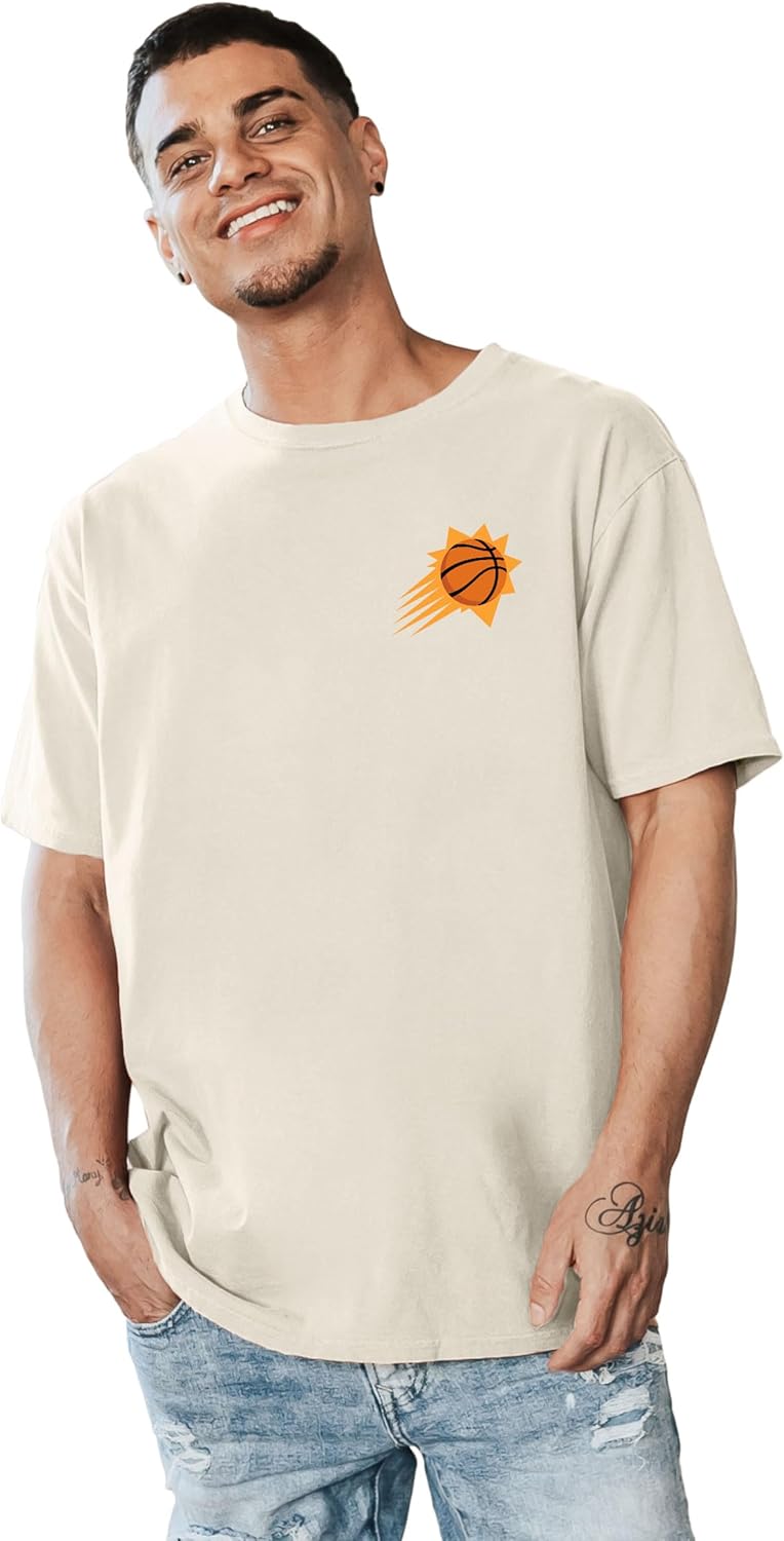 Blue 84 NBA Officially Licensed T-Shirt Ringspun Front/Back Fury Ivory - Image 2