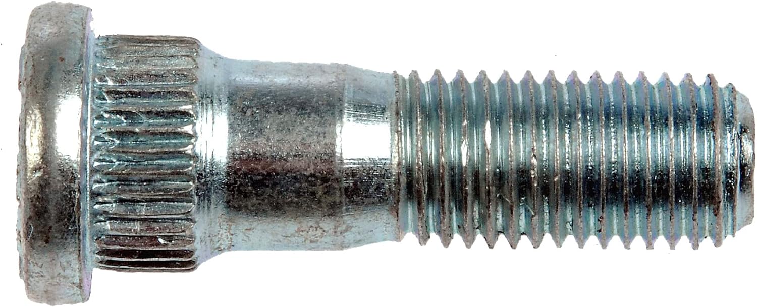 Dorman 610-370 Front M12-1.50 Serrated Wheel Stud - 15.925 mm Knurl, 44 mm Length Compatible with Select Chrysler/Dodge/Plymouth Models, 10 Pack (Made in USA)