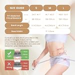 Trendyline Postpartum Belly Bande pour les femmes: Binder Abdominal pour la récupération de la section C après chirurgie Compression de réduire l'hauteur Diastasis Recti réparation - Léger Ajustable Après la Naissance Enveloppe Belly