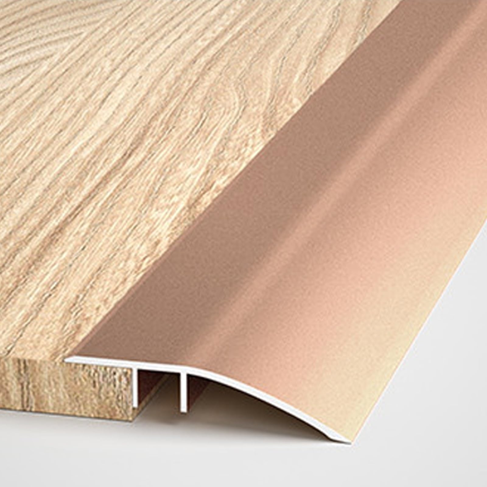 Perfil De Transición Para Laminado De Vinilo, Aluminio Tira De Umbral De Transición Ancho 42mm, Tiras De Aluminio For Bordes De Alfombras De 36 Pulgadas For Sillas De Ruedas, Alfombras, Huecos(Purple,