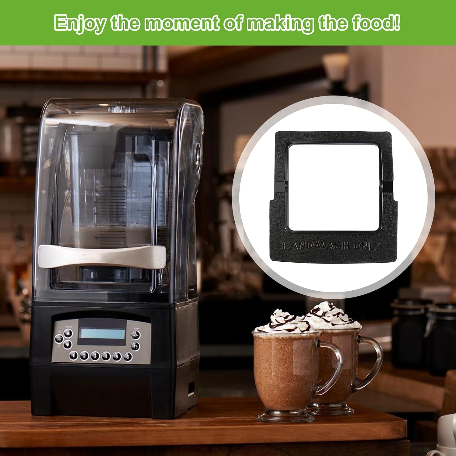 Replacement for Vita-Mix Quiet One Blending Station Gasket, Rubber Isolation Gasket Fit for the Quiet One Series. Replacement Parts Rubber Gasket for Vita-Mix Commercial Blenders - Part#015107/15107