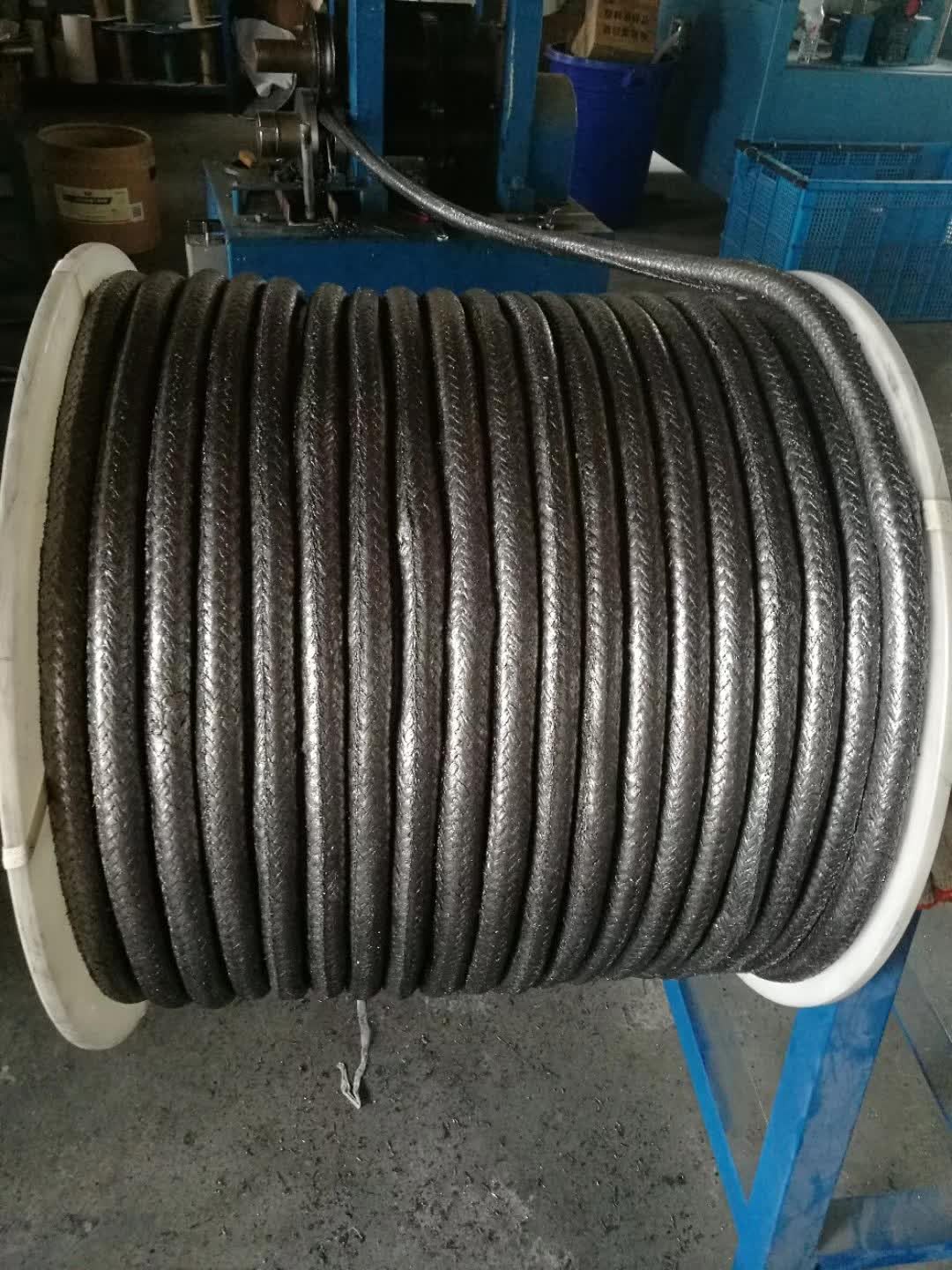 Factory Customized Professional Gland Packing Rope Expandable Graphite Gland Packing 10 Meters (28mm*28mm)