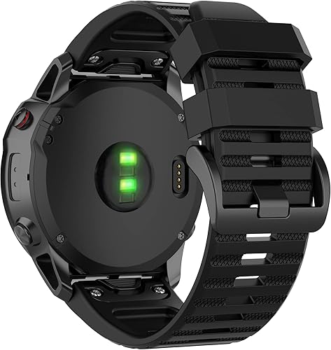 Vista 11 de Correa para Garmin Fenix 7X / Fenix 6X / Fenix 5X, correa de repuesto de silicona suave para Garmin Fenix 7X Pro/Fenix 6X Pro/Fenix 5X Plus/Fenix 5
