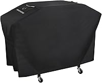 Vista 9 de KINGLY Cubierta de parrilla para Blackstone de 22 pulgadas con capucha y soporte, súper duradera, resistente al agua, para parrilla Blackstone de 17