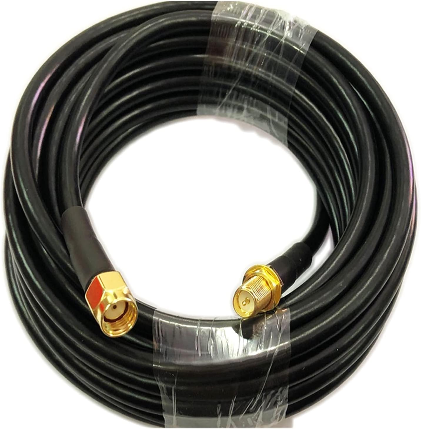 Milkweed Multi-Purpose RG58 Coaxial Cable RP-SMA Male to RP-SMA Female Connector Coax Pigtail Cable 15/50CM 1m 3m 5m 10m 15M 20m 30m (Color : 3m)