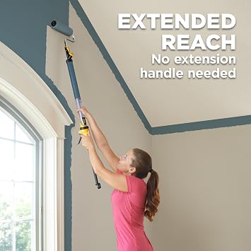 Wagner Spraytech PaintStick EZ Roller, Fillable handle Paint Roller