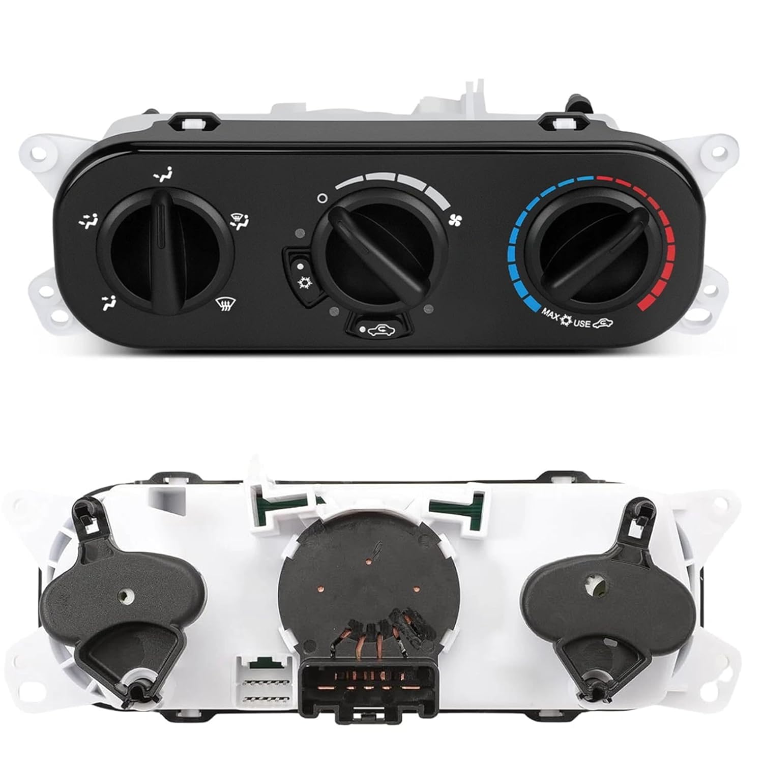 Compatible with 55111841AE Air Conditioner Heater Control Switch Module Compatible with Jeep Wrangler 3.8L V6 2007 2008 2009 2010 Replaces 55111841AB/AC/AD