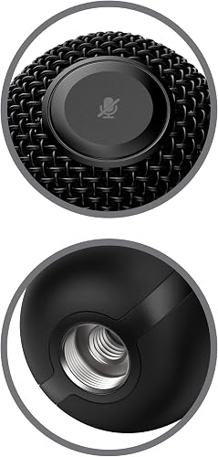 HyperX SoloCast – USB Condenser Gaming Microphone, for PC, PS4, and Mac, Tap-to-mute Sensor, Cardioid Polar Pattern, Streaming, Podcasts, Twitch, YouTube, Discord - 5