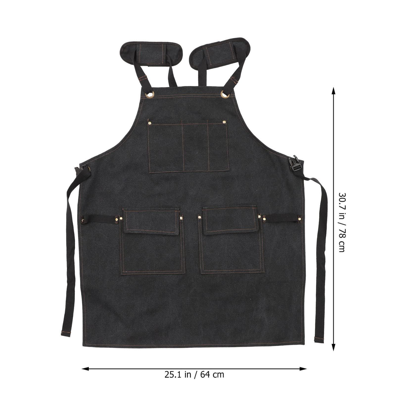 Grembiule Da Parrucchiere Per Donne E Uomini Grembiule in Tela Con Tasche Per Barbecue Cucina Lavoro Ristorante Hotel Facile Da Usare