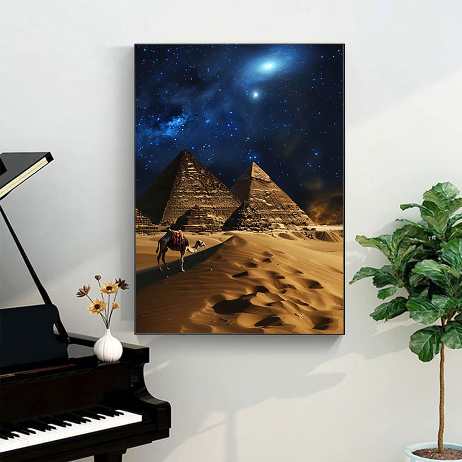 Egypt Paint By Numbers Art Design Pyramids Painting By Numbers KIT For - View #3