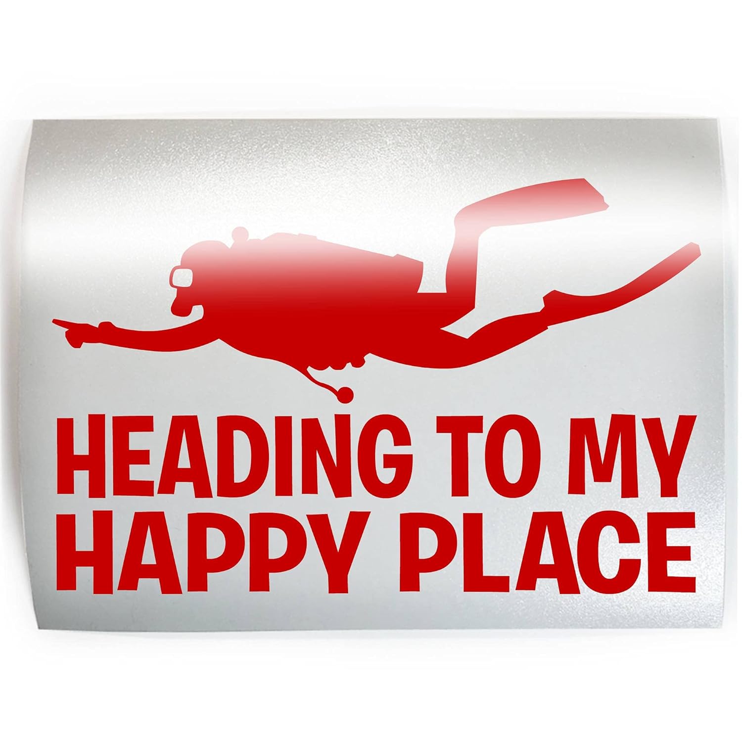 HAPPY PLACE SCUBA PICK COLOR & SIZE Scuba Diver Diving