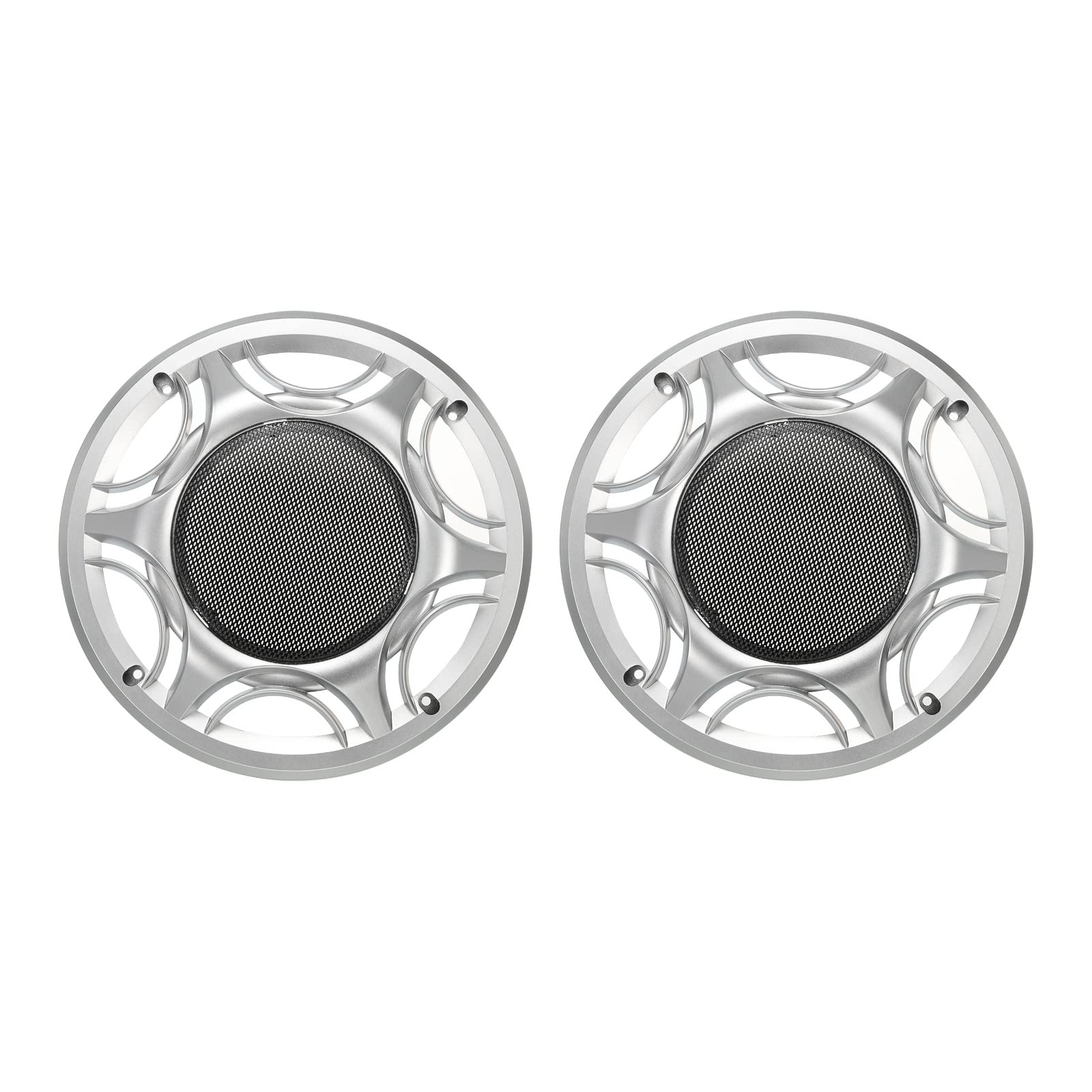 COPPIA GRIGLIE PROTEZIONE Altoparlanti Woofer Logo Abarth Scorpione EUR 30,00 - IT - Foto 5