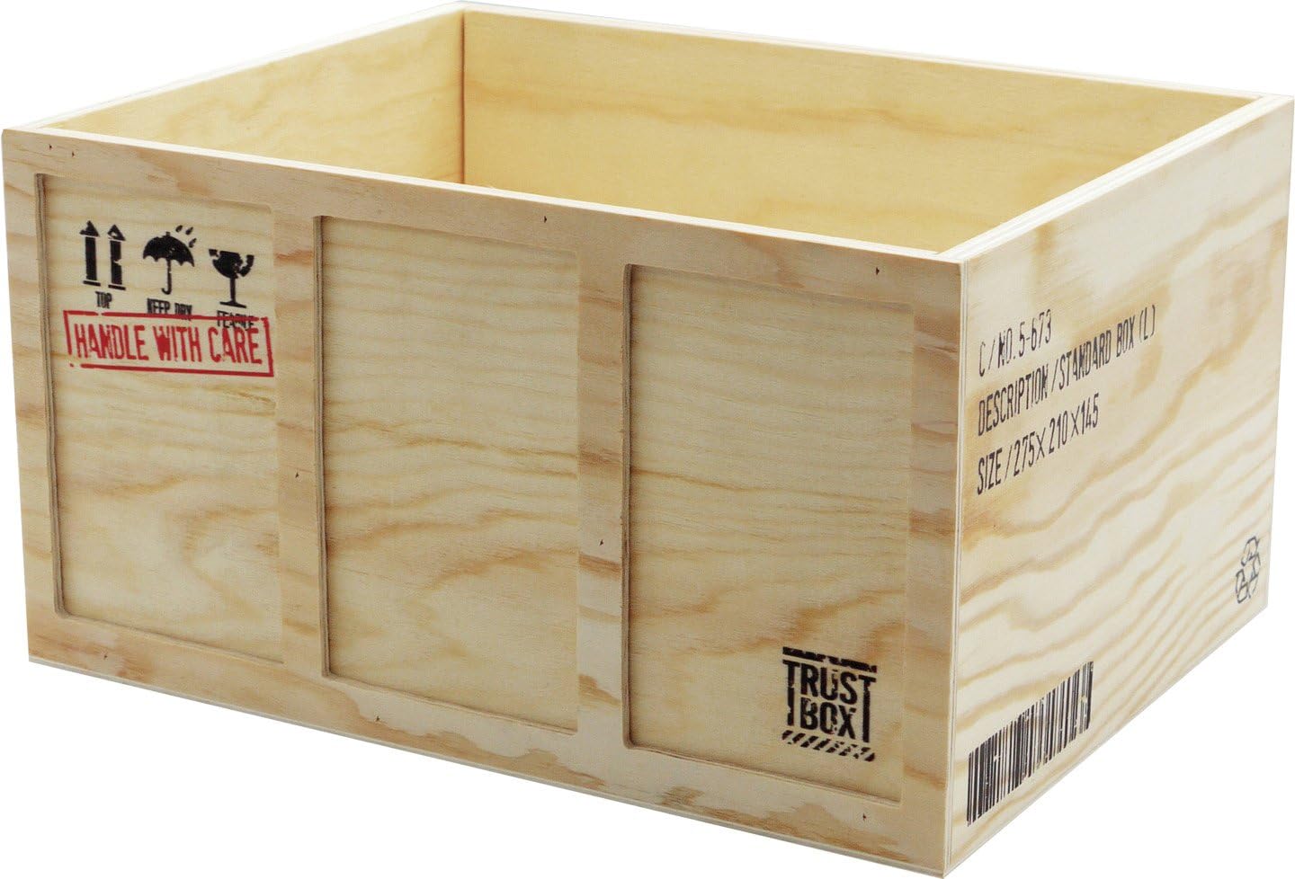 Shipping Box シッピングボックス スタンダード L ナチュラル ブラウン 小物整理 木箱 収納 ボックス ウッドボックス スタッキング可能 特価 Shipping Box シッピングボックス スタンダード L ナチュラル ブラウン 小物整理 木箱 収納 ボックス ウッドボックス スタッキング可能 特価
