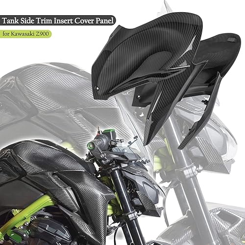 Miniatura 5 de TAZGANTAX Cubierta lateral del cuerpo de inyección de motocicleta Protector del tanque de gasolina lateral frontal Panel de carenado compatible con