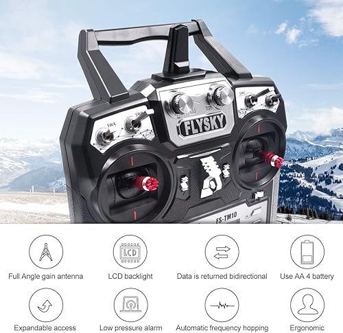 Miniatura 2 de Flysky RC Transmisor TX con receptor para RC cuadricóptero FPV Racer avión