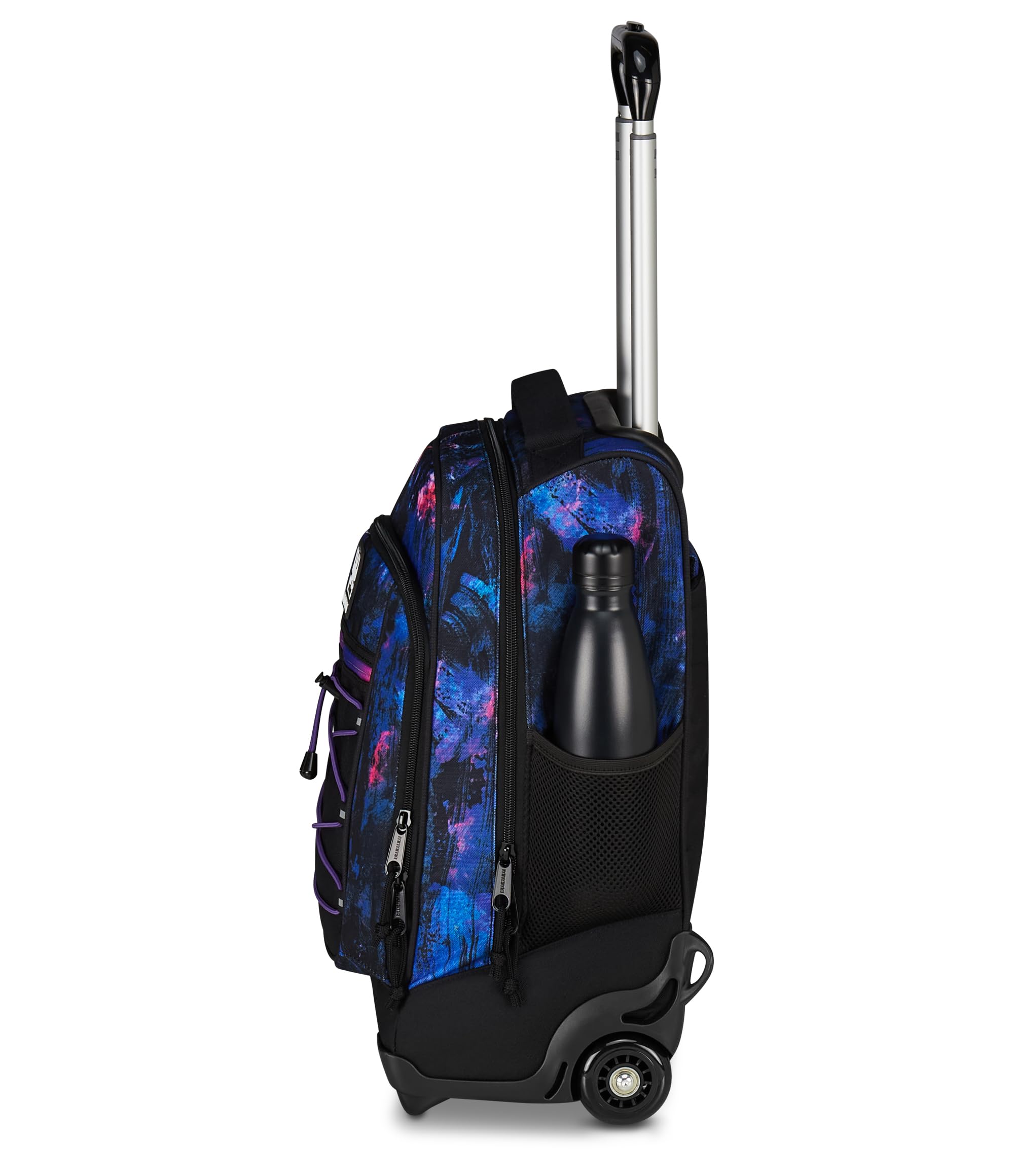 Mitama Trolley Scuola Dr.Trolley #BDBF PURPLE BLUSH, Viola, Zaino Doppio Scomparto, Spallacci a Scomparsa, Trolley Scuola Media e Superiore, Bagaglio a Mano, Ragazza