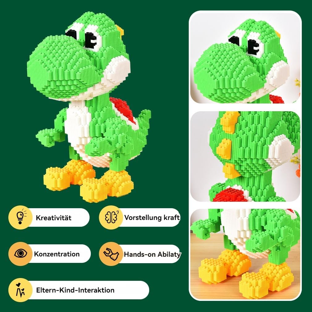 TYONUEYS Bausteine Building Blocks Sets, Micro Konstruktionsspielzeug Modellbausatz Erwachsene, 3D Mini Puzzle Kinder Educational Toys Gift for (7050 Block)