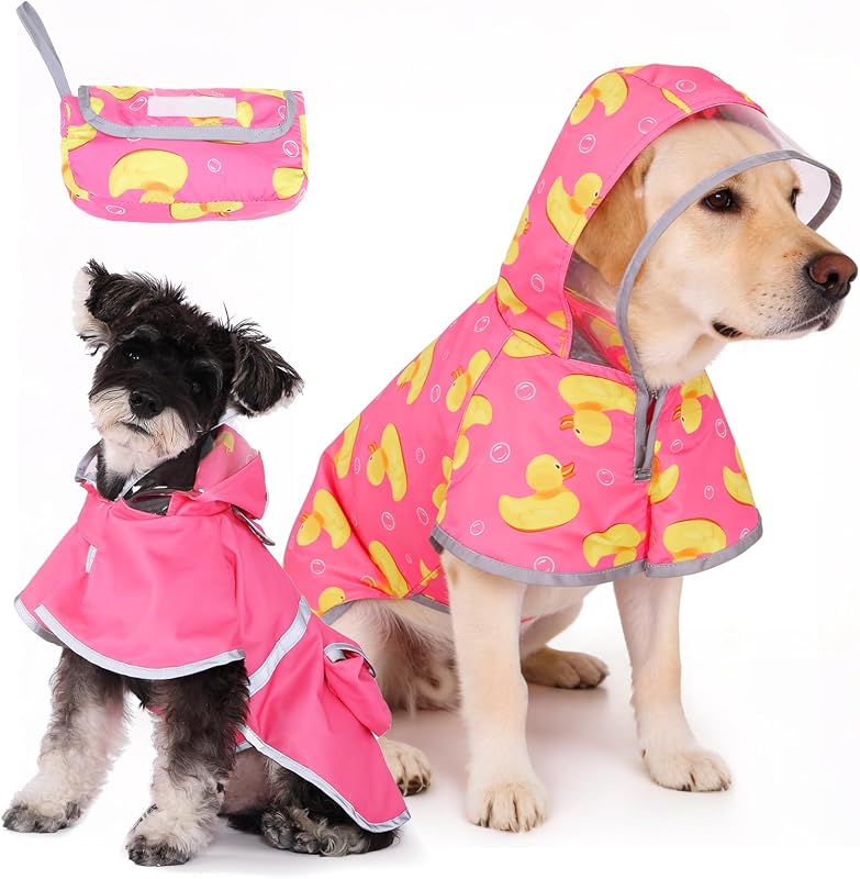 Capa de Chuva para Cães Grande, Reversível e com Capuz KOOLTAIL BJSJ183_PL