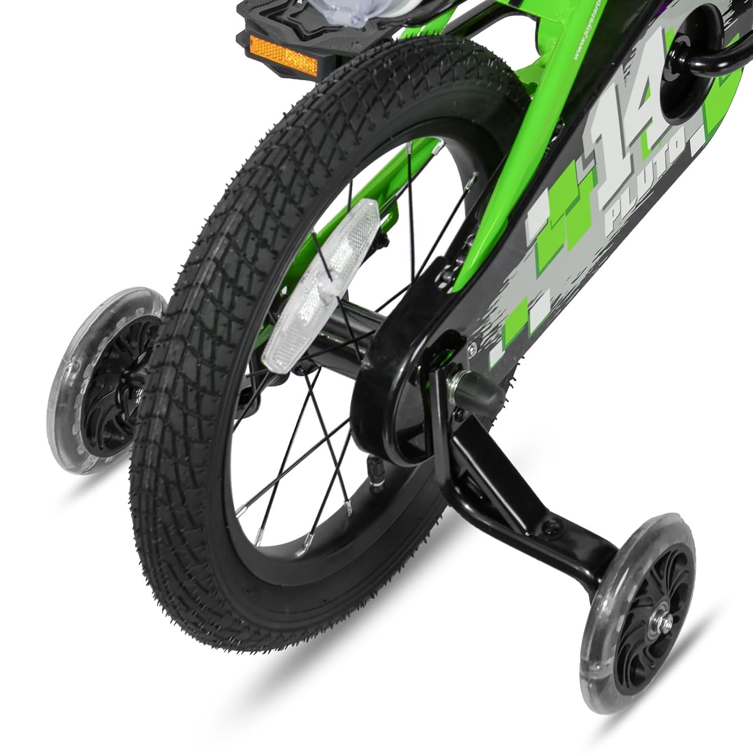 JOYSTAR Pluto 12 14 16 18 20 Inch Kids Bike with Light Up Training Wheels, Kids' Bicycle for Boys Girls Age 3-12 Years, Children Bikes, Multiple Colors 8 JOYSTAR Pluto 12 14 16 18 20 Inch Kids Bike with Light Up Training Wheels, Kids' Bicycle for Boys Girls Age 3-12 Years, Children Bikes, Multiple Colors - Image 6