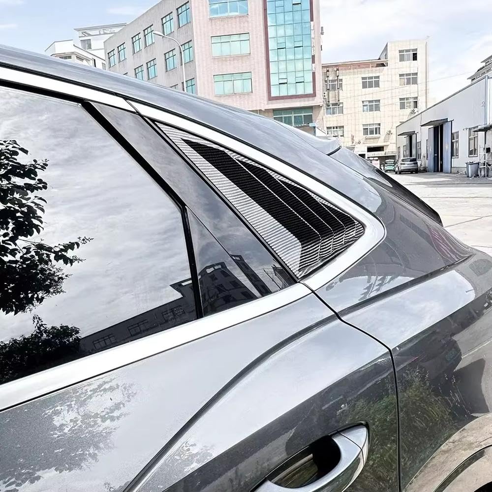 Rivestimenti Esterni Feritoia Finestrino Per Q3 Sportback 2019‑2024 | Aspetto Dinamico, Impermeabile, Migliora La Privacy(Carbon Fiber)