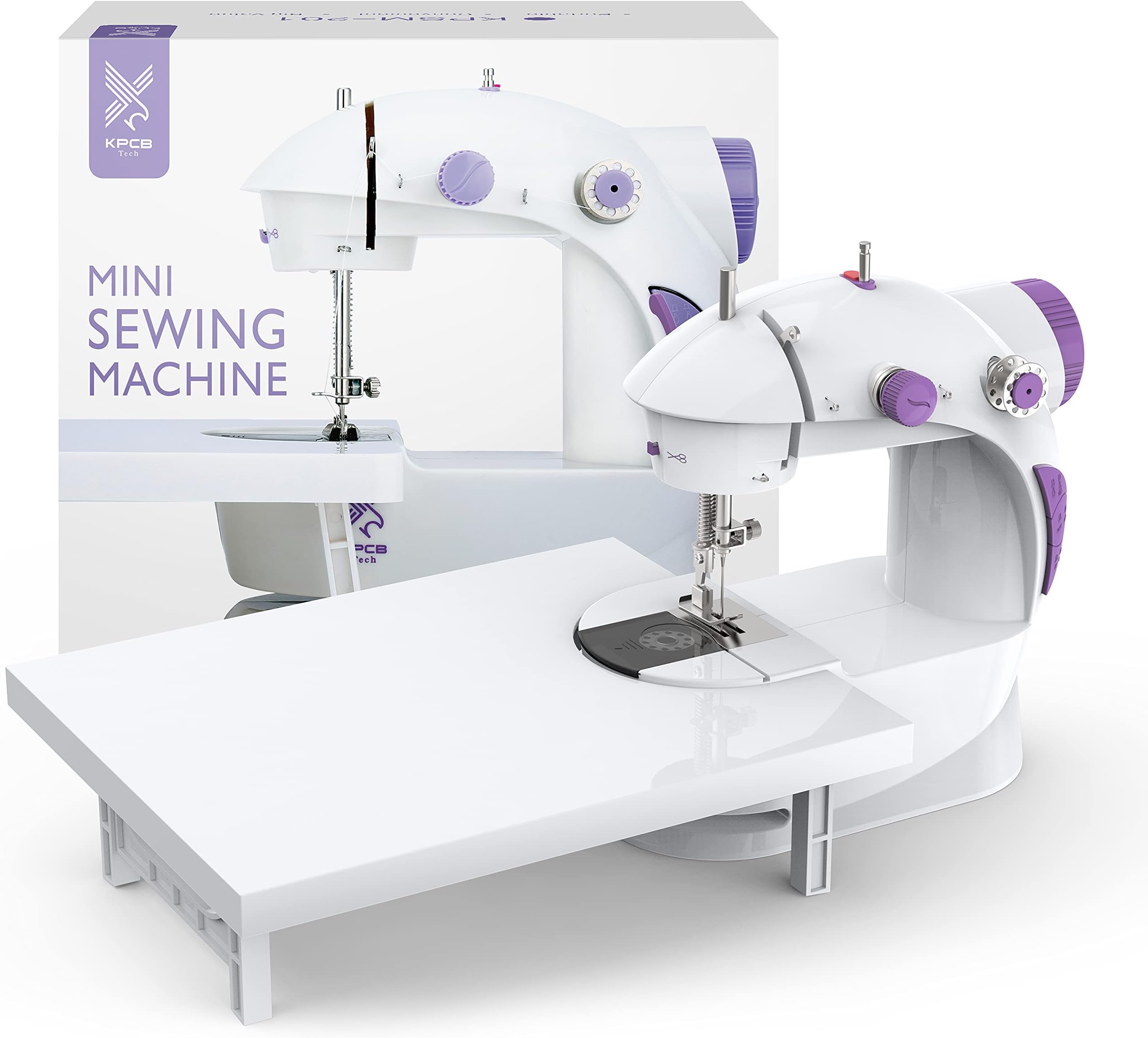 Máquina De Coser Portátil Con Pedal - 2 Velocidades Y 12 Puntos De Costura, Ideal Para Casa