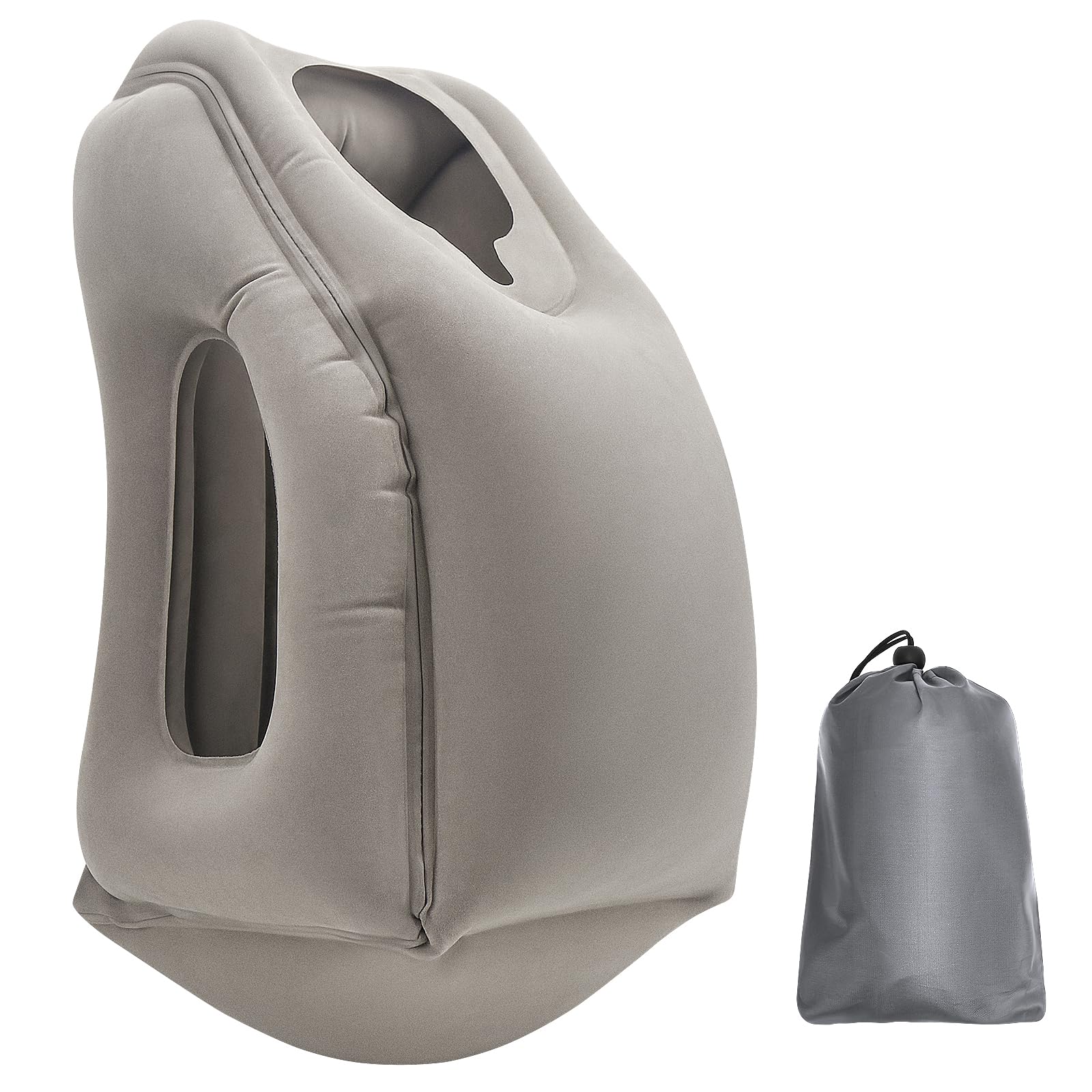 CUSCINO DA VIAGGIO GONFIABILE PVC COLLO VIAGGI AUTO AEREO TRENO 90151 | Leroy Merlin