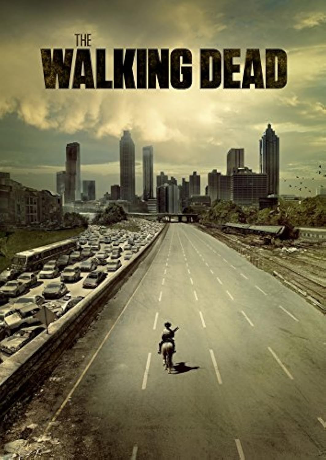 The Walking Dead Poster Borderless Vibrant Premium Movie Poster Various Sizes. (A3 Size 16.5 x 11.7 Inch / 420 x 297 mm)